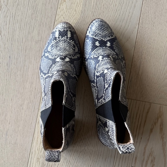 Brand New Snakeskin Ankle Boots - Picture 7 of 9